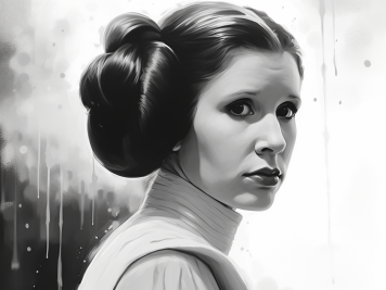 Carrie Fisher as Princess Leia