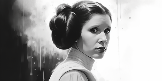 Carrie Fisher as Princess Leia